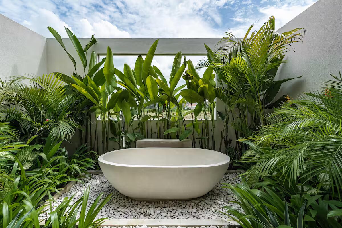 Outdoor-Badewanne